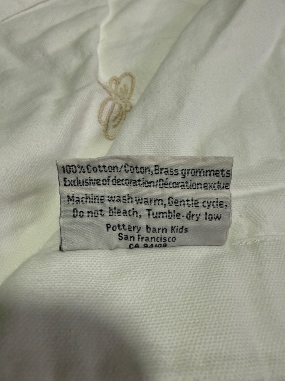 Like New! Pottery Barn Bee 🐝 Embroidered Shower Curtain, Towel Set & Jars! - Picture 9 of 9